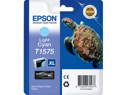 Light CYAN ink cartridge for Epson R3000 - T1575
