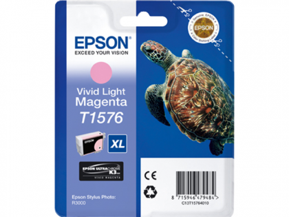 Vivid Light MAGENTA ink cartridge for Epson R3000 - T1576