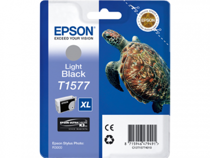 Light BLACK ink cartridge for Epson R3000 - T1577