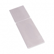 Aluminum Clear Mini Easel For Photo Panel 3.5" x 1.5" / 89 x 38 mm, 20 pcs/ box