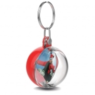ADV Sphere Key Fob - with Connector and Ring (insert size 38 mm) Clear-Clear (box-250)