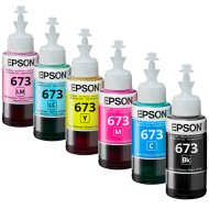 EPSON Full Set of ink for L-series (6 х 70 ml, T673)
