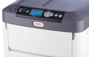 OKI printers with white and neon toner