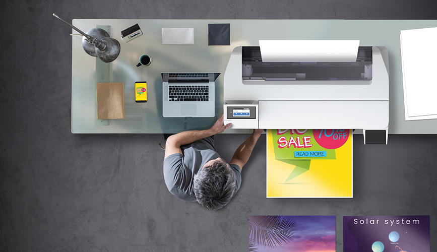 Epson SureColor SC-T3100X - икономичен принтер с наливни мастила за постери, календари, афиши, канава, интериорен декор