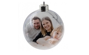 Giant Bauble Decoration - Clear