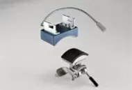Cap accessory composed of  a lower and an upper base for TS/3M