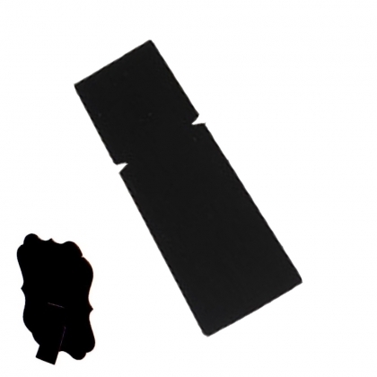 Мини подпора за панели, Алуминий, черна, 89 x 38 х 1.02 mm