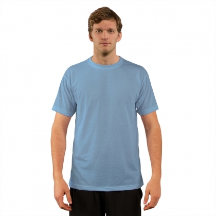 VAPOR Тениска за сублимация Basic къс ръкав Blizzard Blue - пакет 6 бр.