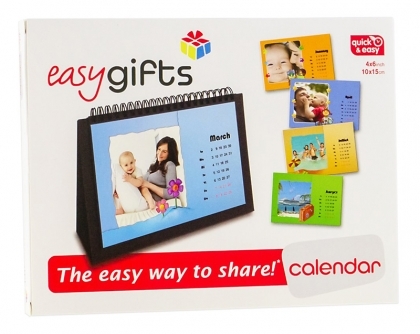 Easy Gifts Календар за 12 снимки настолен със спирала 24/ 12 бр. в кутия