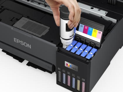 EPSON EcoTank L8050 - мастиленоструен (инк-джет) фотопринтер - улеснено зареждане на мастилото