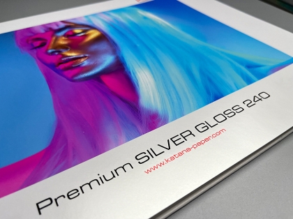 Katana Premium Silver Gloss 240 - премиум фотохартия със металическо сребристо гланцово покритие