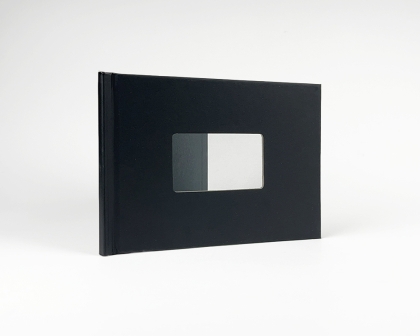 Pro PhotoBook WITH WINDOW A5L - black silk - Box 10 pcs
