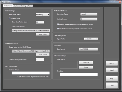 EPSON OrderController