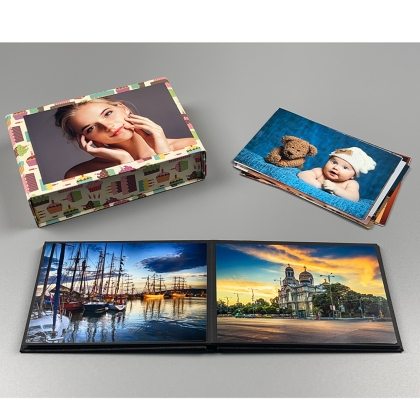 Easy Gifts Мини Албум за 10 снимки 10x15 черен/ син/ червен