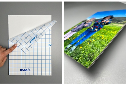 KapaFix-1 5mm - self-adhesive foam board, single-sided