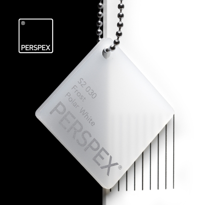 PERSPEX Frost S2 030 Polar White Double-Sided Satin acrylic sheets