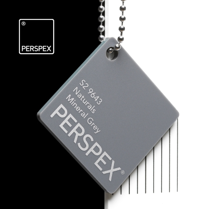 PERSPEX Naturals S2 9643 Mineral GREY acrylic sheets