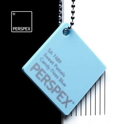 PERSPEX Sweet Pastels SA 7489 Candy Floss BLUE acrylic sheets