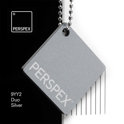 PERSPEX DUO 9YY2 SILVER acrylic sheets