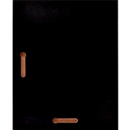 Black edge photo panel, MDF, White, Gloss, 100 x 150 х 15.88 mm