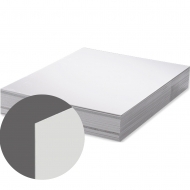 Steel UNISUB - White, Gloss, One-sided, 1200 x 600 х 0.58 mm