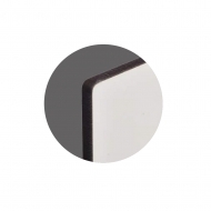 Hardboard Gloss White Signs Of Life - Traditional shape 11.5"x15.4" / 292 x 391 mm 8 pcs/box