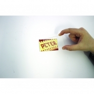 Soft Touch Classic Keyring Yellow (insert size 70.5 x 45 mm) (box-250)