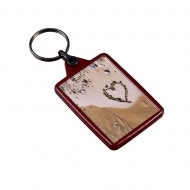 Reclaim Ideal Keyring Red (insert size 35 x 50 mm) (box-500)