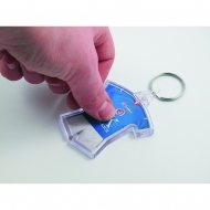 ADV Sports Key Fob - with Clear Connector and Ring (insert size 48 x 53 mm) (box-500)