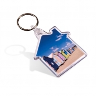 ADV House Key Fob - with Clear Connector and Ring (insert size 48 x 50 mm) (box-500)