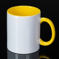 Sublimation mug 11 oz, colored inside and handle