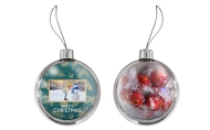 Giant Bauble Decoration - Clear