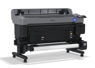 Epson SC-F6400H sublimation printer with CMYK + Orange + Violet sublimation ink configuration, shown without sublimation paper loaded