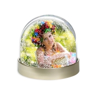 ADV Snow Dome with Metallic Base (box-36)