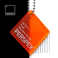 PERSPEX Frost S2 3T17 ORANGE Double-Sided Satin acrylic sheets