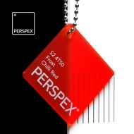 PERSPEX Frost S2 4T50 RED Double-Sided Satin acrylic sheets