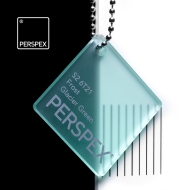 PERSPEX Frost S2 6T21 GREEN Double-Sided Satin acrylic sheets