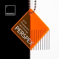 PERSPEX Fluorescent 3T19 Lava ORANGE acrylic sheets