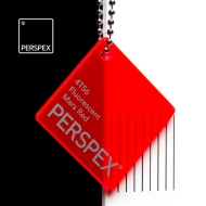 PERSPEX Fluorescent 4T56 Mars RED acrylic sheets